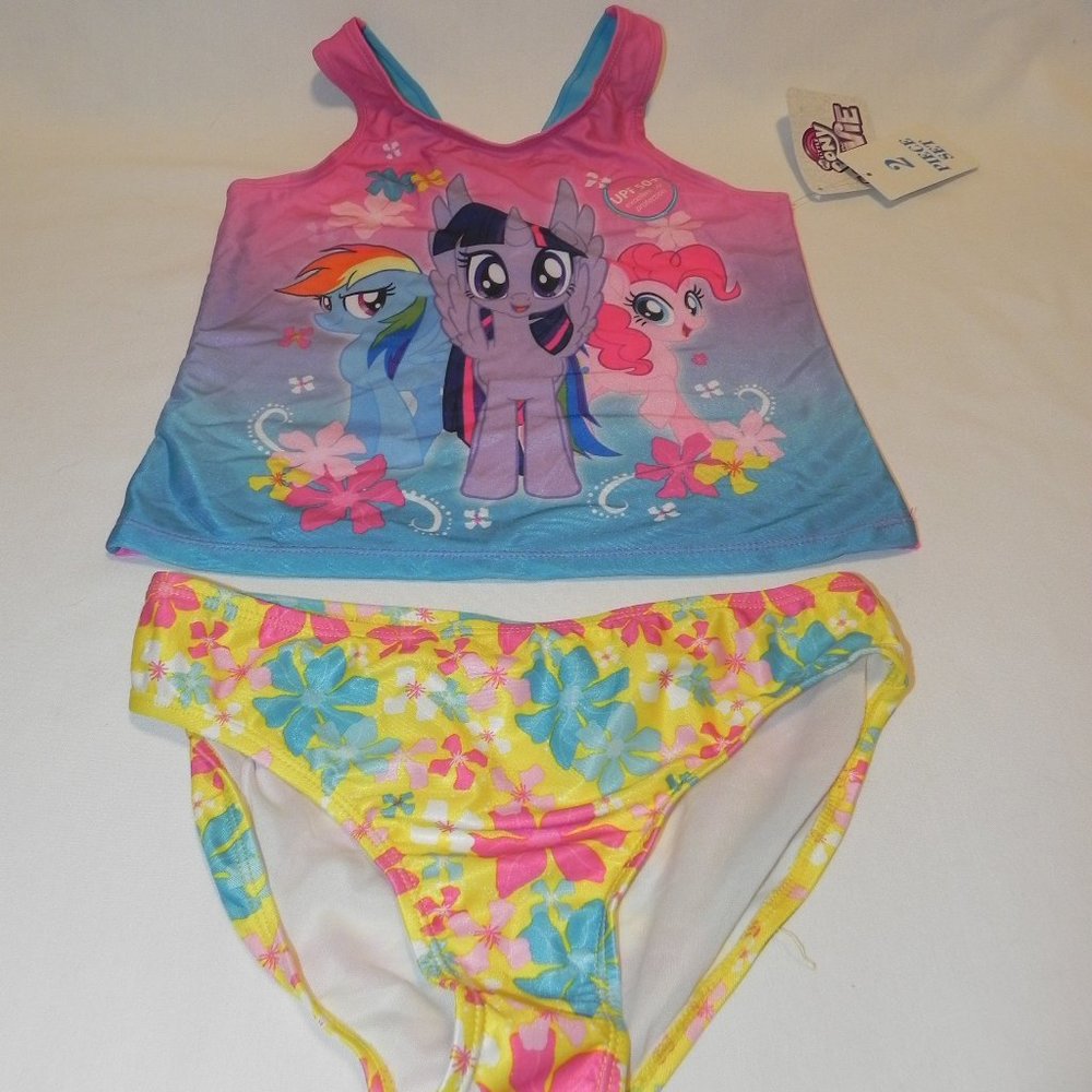 New 2 piece Swimsuit "My Little Pony" Size 10-12